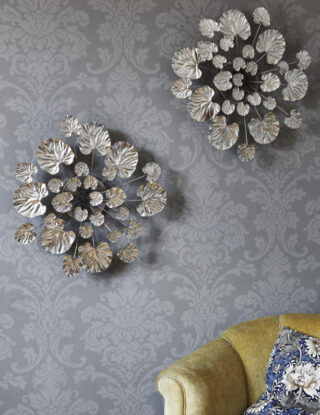 Styling photo of chrome Wall Flower in large