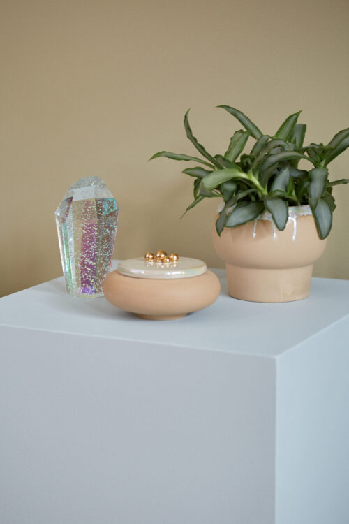 Styling photo of Crystal rock, Desert bonbonniere and