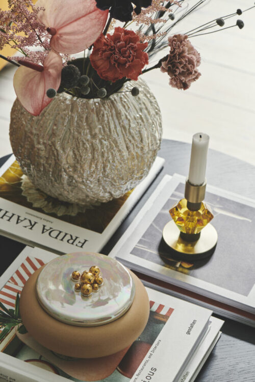 Styling billede af Fusing Vase, Candy Candle og Desert Bonbonniere